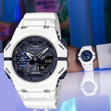 Casio G-Shock White Resin Strap Men Watch GA-B001SF-7ADR