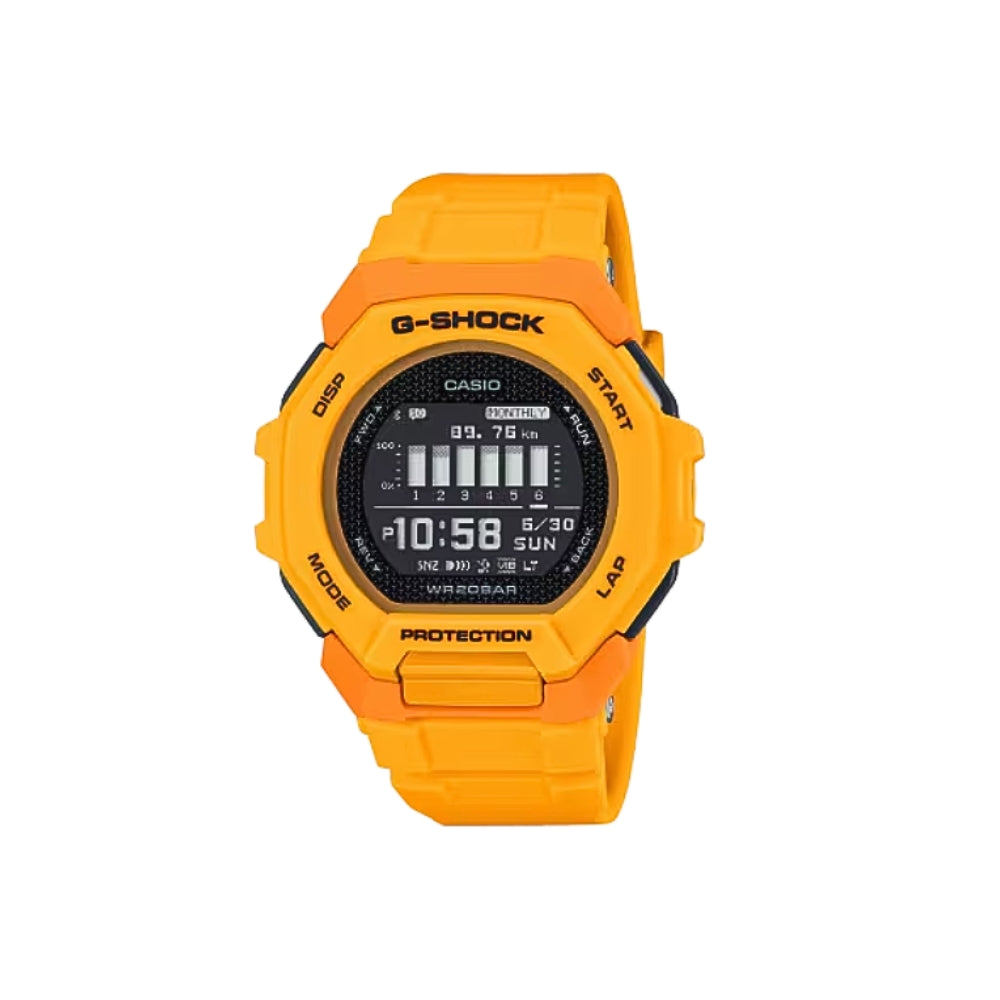 Casio G Shock Orange Resin Band Watch GBD 300 9DR H2 Hub