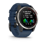 Garmin Quatix 7 Pro Silicone Strap Unisex Smartwatch GM-010-02803-93