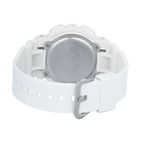 Casio G-Shock Digital Analog Silver Dial White Resin Strap Women's Watch GMA-S140VA-7ADR-P