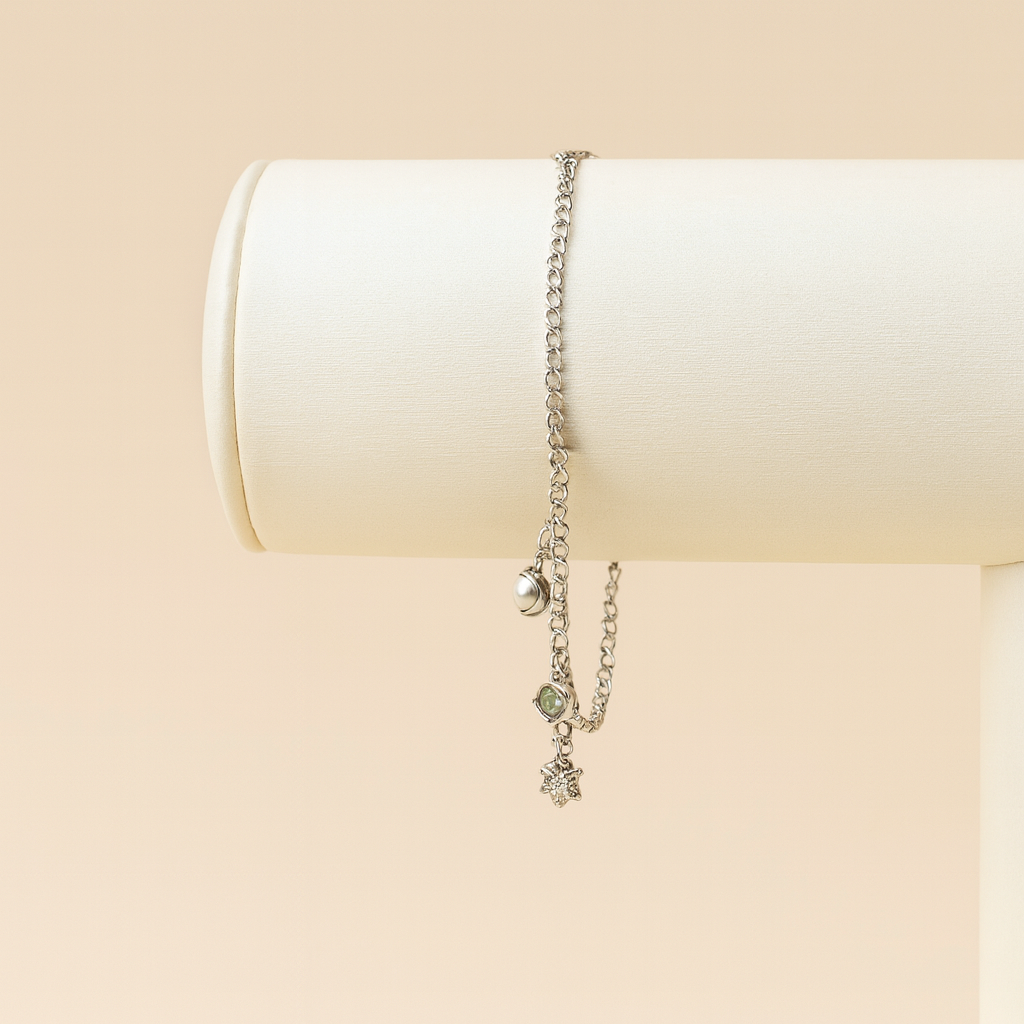 AG Collective Jewelry – Celeste Silver Charm Bracelet