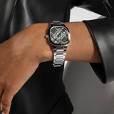 Guess Analog Silver Stainless Steel Strap Women Watch GW0600L1