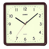 Casio Clock Beige Dial Square Wall Clock IQ-152-5DF-P