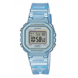 Casio General Transparent Dial And Blue Resin Strap Unisex Watch LA-20WHS-2ADF-P