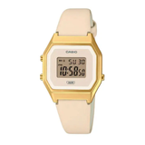 Casio General Vintage Digital Resin Strap Women Watch LA680WEGL-4DF-P
