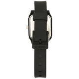 Casio General Analog White Dial Black Rubber Strap Women Watch LQ-142-7BDF-P