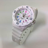 Casio General White Dial Resin Strap Women Watch LRW-200H-7BVDF-P