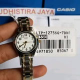 Casio General Two-Tone Stainless Steel Strap Women Watch LTP-1275SG-7BDF-P