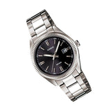 Casio General Black Dial Silver Stainless Steel Strap Women Watch LTP-1302D-1A1VDF-P