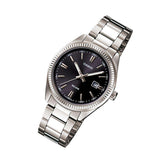 Casio General Black Dial Silver Stainless Steel Strap Unisex Watch LTP-1302D-1A2VDF-P