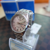 Casio Silver Stainless Steel Strap Watch for Women LTP-1335D-5AVDF-P