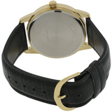 CASIO ENTICER LTP-V001GL-7BUDF-P BLACK LEATHER WOMEN WATCH