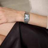 Frederique Constant FC-235S2C6B Classics  Carrée Small Seconds 7-Links Steel Bracelet Watch