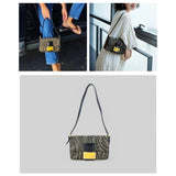 Fendi X25032305 Zucca Mamma Baguette Snakeskin (Good Condition)
