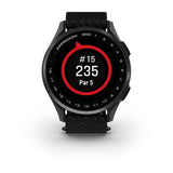 GARMIN APPROACH S50 GM-010-03010-40 ADVANCED GPS BLACK COMFORTFIT NYLON BAND SMART WATCH