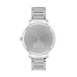 Movado Bold Evolution 2.0 Silver Dial Gold-Tone Hands Watch 3601191