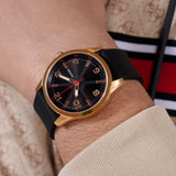 GUESS GW0805G2 BLACK DIAL GOLD TONE ANALOG WATCH