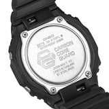 CASIO G-SHOCK GLOWY BLUE DIAL GRAY-ON-BLACK STRAP WATCH GA-2100FL-1ADR