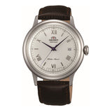 ORIENT TAC00009W0 BAMBINO AUTOMATIC BEIGE DIAL BROWN LEATHER WATCH