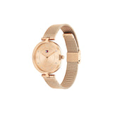 TOMMY HILFIGER ELLA ROSE GOLD MESH STRAP WATCH 1782712