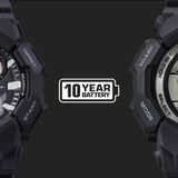 CASIO G-SHOCK DIGITAL ALL BLACK WATCH GD-010-1A1DR