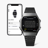 CASIO PAC-MAN COLLAB MODEL ABL-100WEPC-1BDR DIGITAL BLACK STEEL WATCH