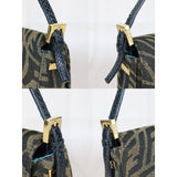 Fendi X25032305 Zucca Mamma Baguette Snakeskin (Good Condition)