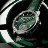 Frederique Constant FC-716GR3H6 Manufacture Classic Moonphase Date Green Dial Green Leather Watch