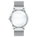 Movado Museum Classic 40mm Steel Mesh Bracelet Watch 607219