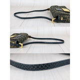 Fendi X25032305 Zucca Mamma Baguette Snakeskin (Good Condition)