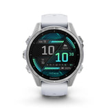 GARMIN FENIX FITNESS 43mm WHITE STRAP SMART WATCH GM-010-02903-06