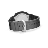 CASIO G-SHOCK GLOWY BLUE DIAL GRAY-ON-BLACK STRAP WATCH GA-2100FL-1ADR