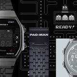 CASIO PAC-MAN COLLAB MODEL ABL-100WEPC-1BDR DIGITAL BLACK STEEL WATCH