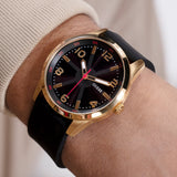GUESS GW0805G2 BLACK DIAL GOLD TONE ANALOG WATCH