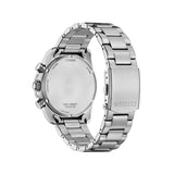 CITIZEN ECO-DRIVE BLACK DIAL STEEL WATCH CA4640-50E