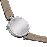 TISSOT DESIR BLACK DIAL BLACK SLIM LEATHER STRAP WATCH T1520101603800