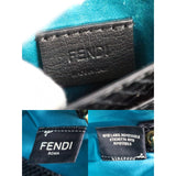 Fendi X25032305 Zucca Mamma Baguette Snakeskin (Good Condition)