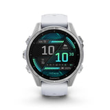 GARMIN FENIX FITNESS 43mm WHITE STRAP SMART WATCH GM-010-02903-06