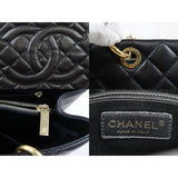 Chanel S25032602 Matrasse GST Chain Tote Bag Caviar Skin Black (Very Good Condition)