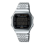 CASIO VINTAGE ABL-100WE-1BDF DIGITAL METAL BRACELET WATCH