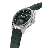 Frederique Constant FC-716GR3H6 Manufacture Classic Moonphase Date Green Dial Green Leather Watch