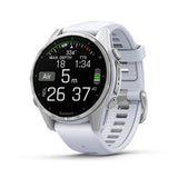 GARMIN FENIX FITNESS 43mm WHITE STRAP SMART WATCH GM-010-02903-06