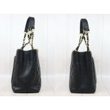 Chanel S25032602 Matrasse GST Chain Tote Bag Caviar Skin Black (Very Good Condition)