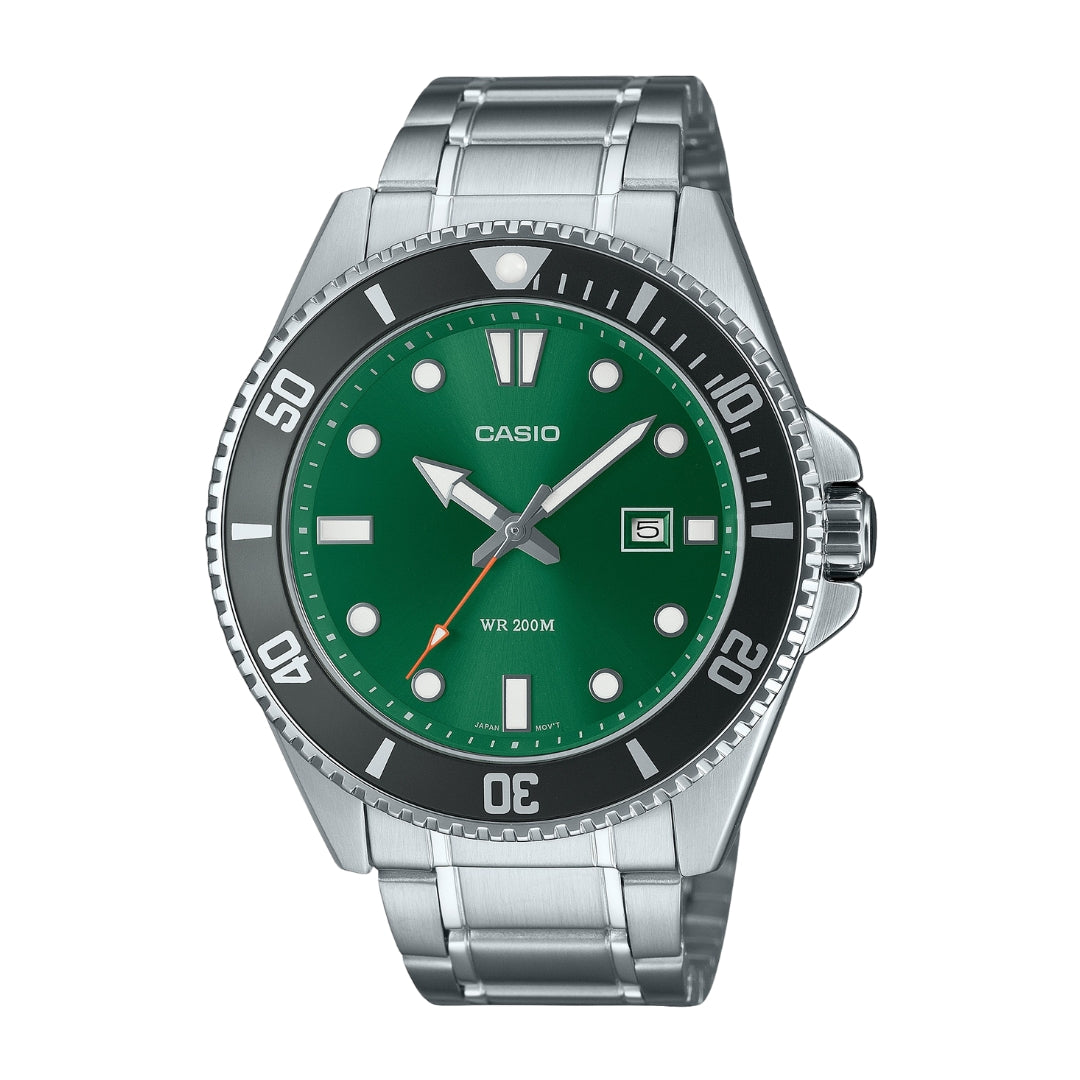 CASIO STANDARD STAINLESS STEEL MDV-107D SERIES WATCH