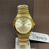 CASIO ANALOG MMTP-1170N-9ARDF-P GOLD STAINLESS STEEL UNISEX WATCH