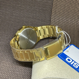 CASIO ANALOG MMTP-1170N-9ARDF-P GOLD STAINLESS STEEL UNISEX WATCH
