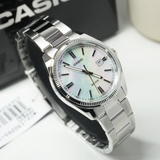 Casio General Analog Mother of Pearl Dial Stainless Steel Unisex Watch MTP-1302DS-7AVDF