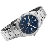 Casio General Blue Dial Silver Stainless Steel Strap Unisex Watch MTP-1302PD-2AVEF