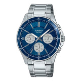 Casio General Chronograph Stainless Steel Watch MTP-1374D-P Series