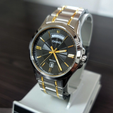 CASIO ENTICER MTP-1381G-1AVDF-P BLACK DIAL STAINLESS STEEL MEN WATCH